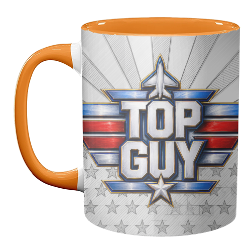 Top Guy - unique mug by Ms Doodle