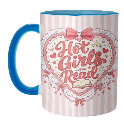 Hot Girls Read - unique mug by Lilly Rose