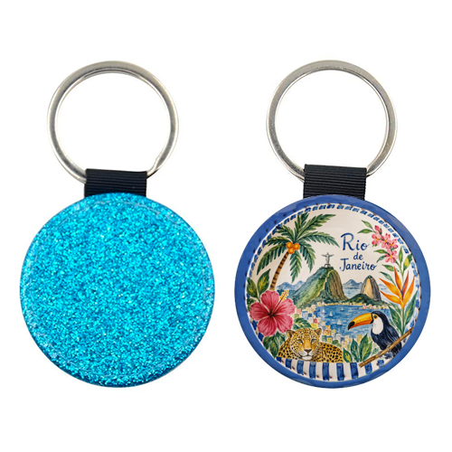 Rio De Janeiro - keyring by Ms Doodle