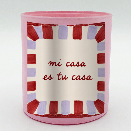 Mi Casa Es Tu Casa - scented candle by Ms Doodle