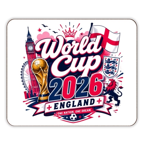 World Cup England - designer placemat by Lilly Rose