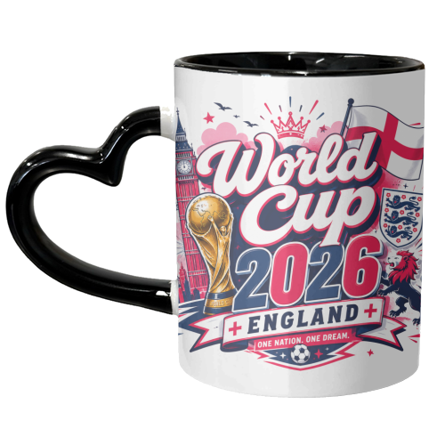 World Cup England - unique mug by Lilly Rose