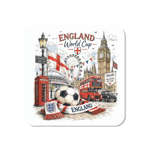 World Cup London England - Magnet by Ms Doodle