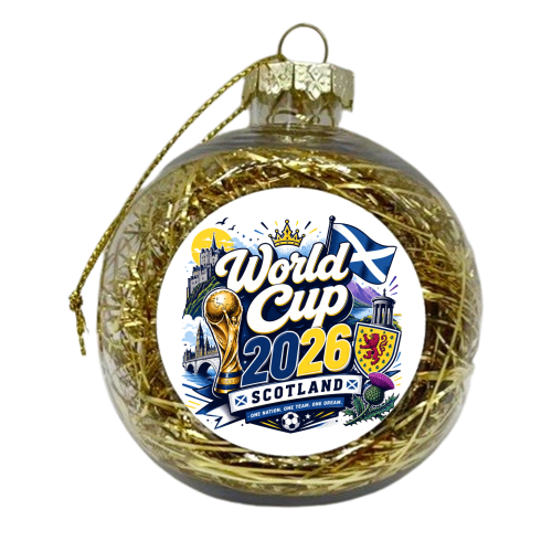 World Cup Scotland - xmas bauble by Lilly Rose