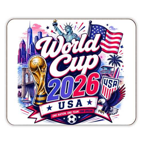 World Cup USA - designer placemat by Lilly Rose