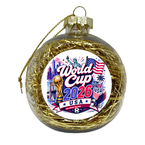 World Cup USA - xmas bauble by Lilly Rose