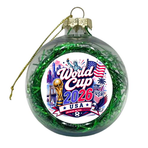 World Cup USA - xmas bauble by Lilly Rose