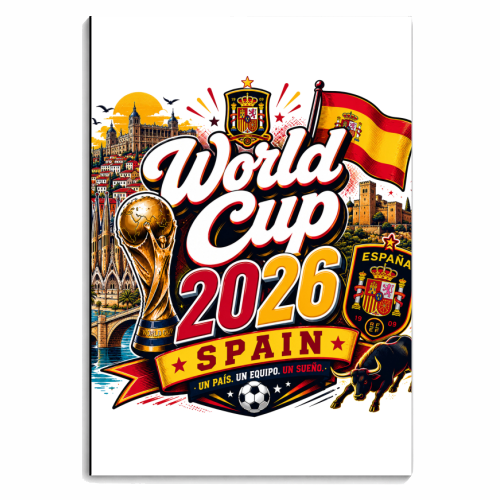 World Cup - Spain - personalised A4, A5, A6 notebook by Lilly Rose