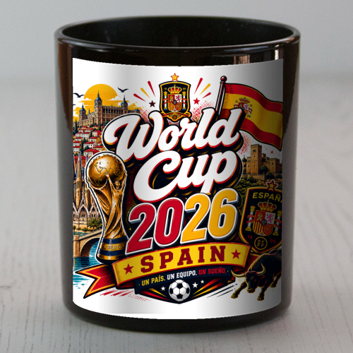 World Cup - Spain - scented candle by Lilly Rose
