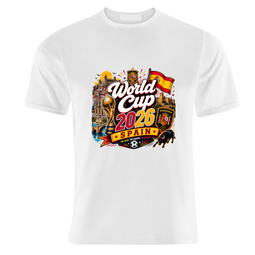 World Cup - Spain - unique t shirt by Lilly Rose
