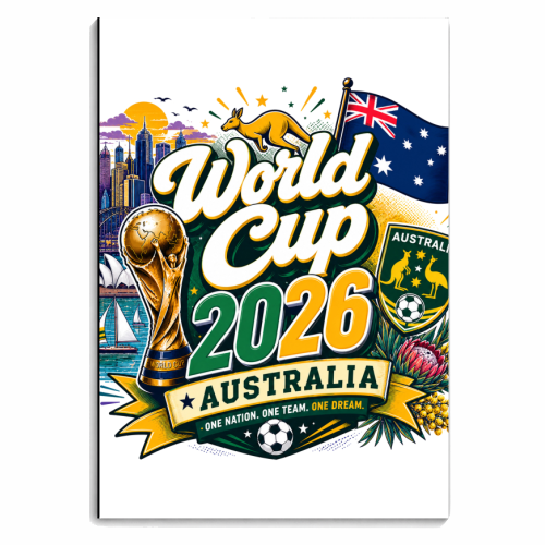 World Cup - Australia - personalised A4, A5, A6 notebook by Lilly Rose