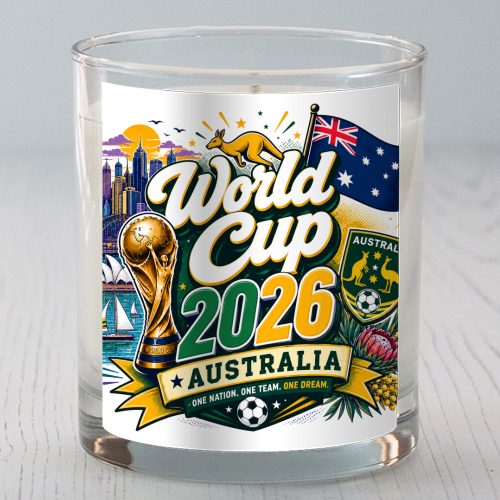 World Cup - Australia - scented candle by Lilly Rose