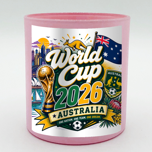 World Cup - Australia - scented candle by Lilly Rose