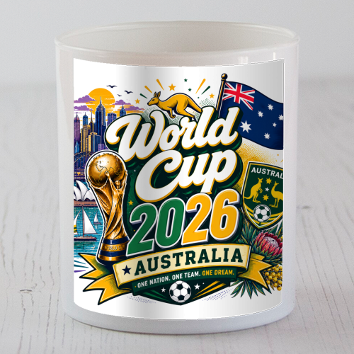 World Cup - Australia - scented candle by Lilly Rose