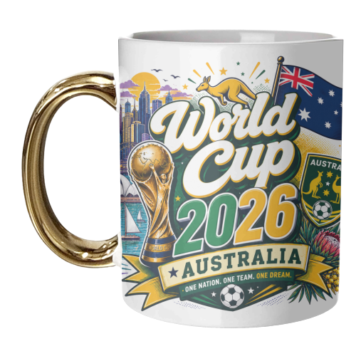 World Cup - Australia - unique mug by Lilly Rose