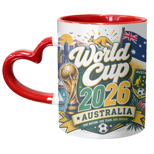 World Cup - Australia - unique mug by Lilly Rose