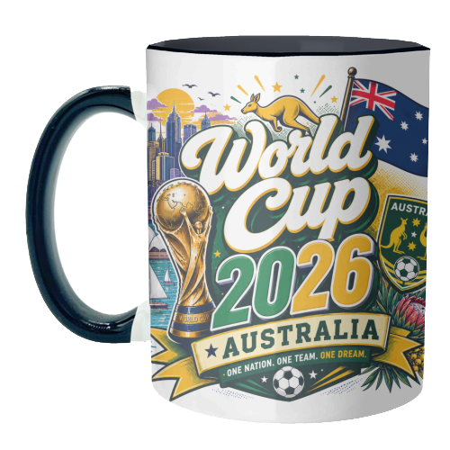 World Cup - Australia - unique mug by Lilly Rose