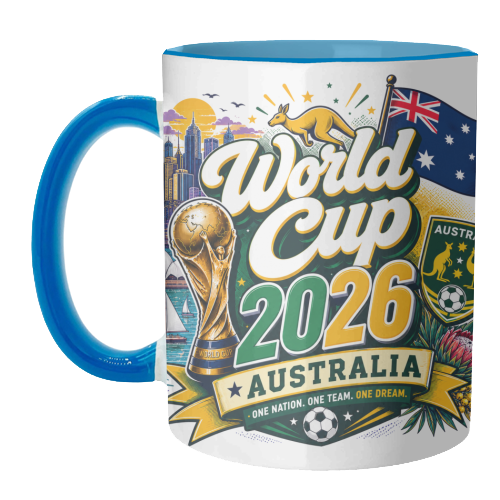 World Cup - Australia - unique mug by Lilly Rose