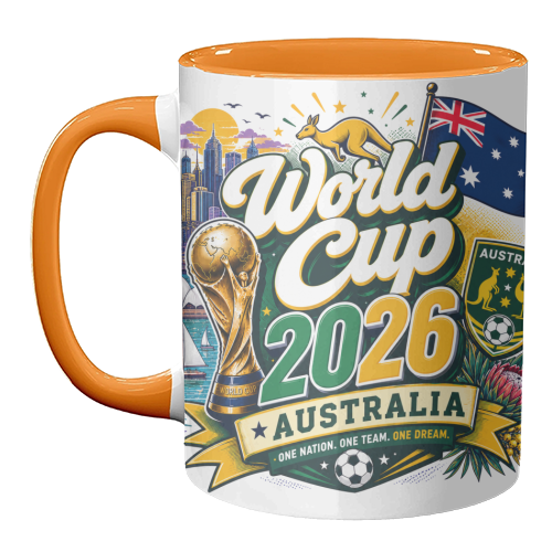 World Cup - Australia - unique mug by Lilly Rose