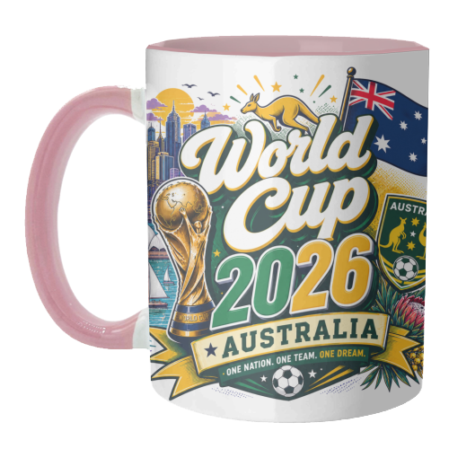 World Cup - Australia - unique mug by Lilly Rose