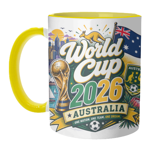 World Cup - Australia - unique mug by Lilly Rose