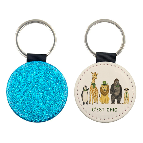 c'est chic - keyring by Ms Doodle
