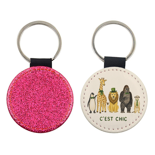 c'est chic - keyring by Ms Doodle