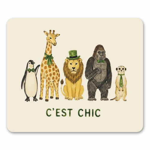 c'est chic - mouse mat by Ms Doodle