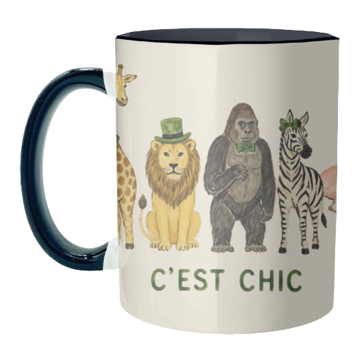 c'est chic - unique mug by Ms Doodle