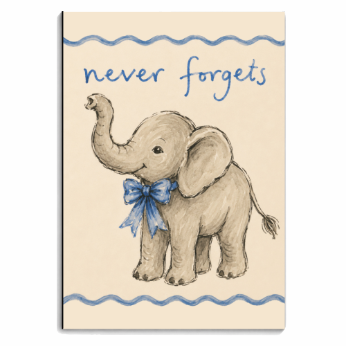 Never Forgets - personalised A4, A5, A6 notebook by Ms Doodle