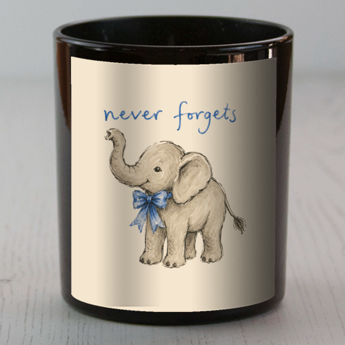 Never Forgets - scented candle by Ms Doodle