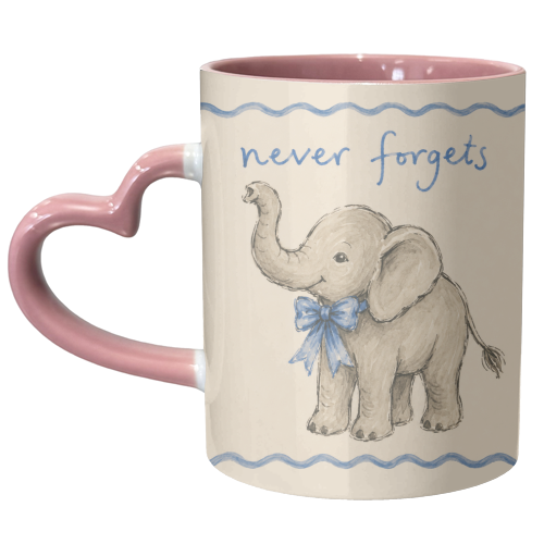 Never Forgets - unique mug by Ms Doodle