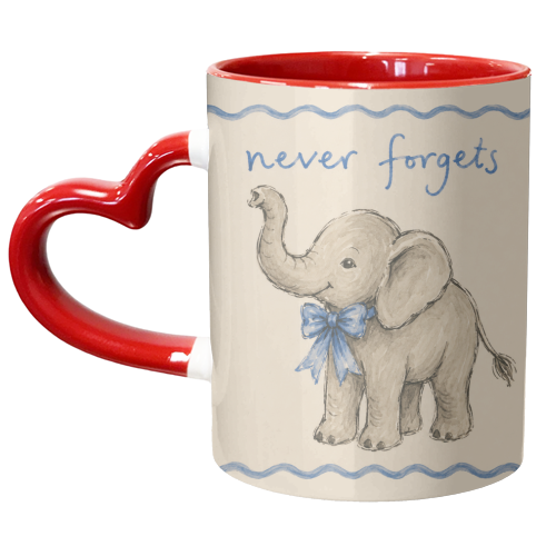 Never Forgets - unique mug by Ms Doodle