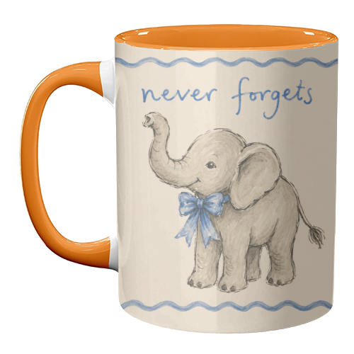 Never Forgets - unique mug by Ms Doodle