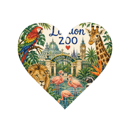 London Zoo - Magnet by Ms Doodle