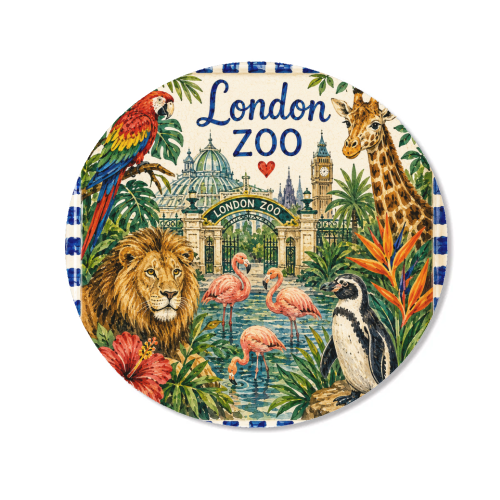 London Zoo - Magnet by Ms Doodle