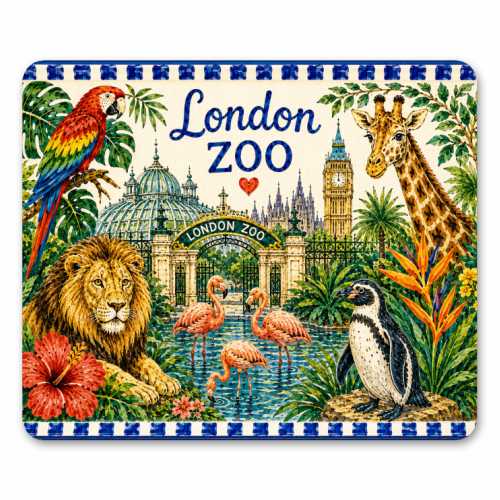 London Zoo - mouse mat by Ms Doodle