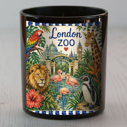 London Zoo - scented candle by Ms Doodle