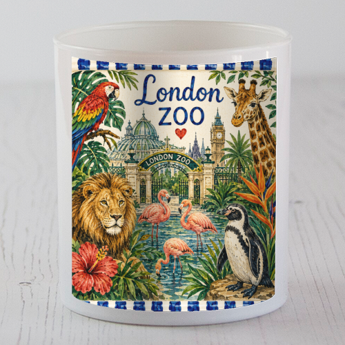 London Zoo - scented candle by Ms Doodle