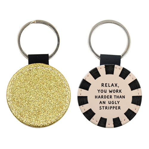 Relax - keyring by Ms Doodle
