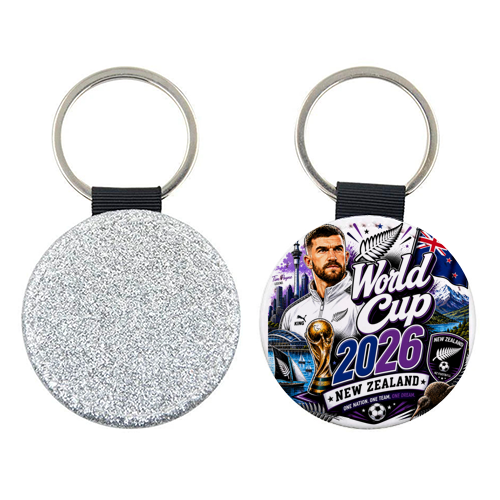World Cup - New Zealand - keyring by Lilly Rose