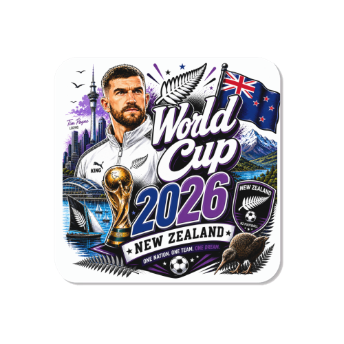 World Cup - New Zealand - Magnet by Lilly Rose
