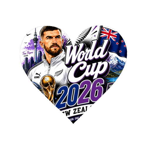 World Cup - New Zealand - Magnet by Lilly Rose