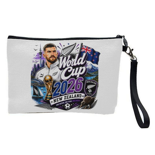 World Cup - New Zealand - pretty makeup bag by Lilly Rose
