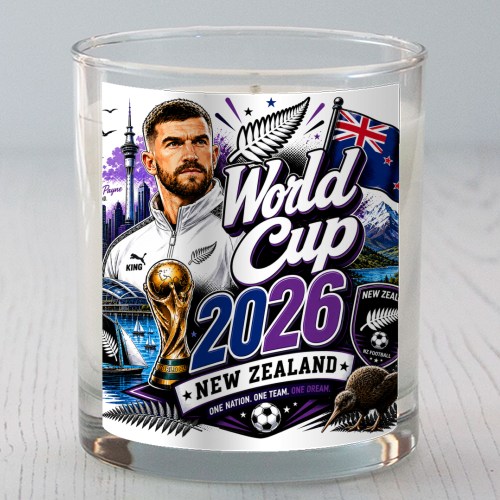 World Cup - New Zealand - scented candle by Lilly Rose