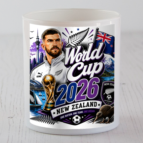 World Cup - New Zealand - scented candle by Lilly Rose