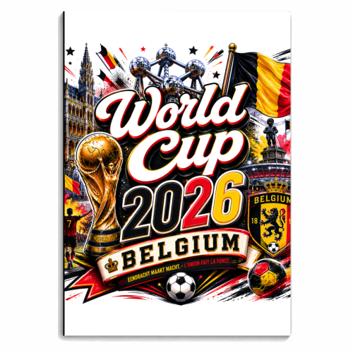 World Cup - Belgium - personalised A4, A5, A6 notebook by Lilly Rose