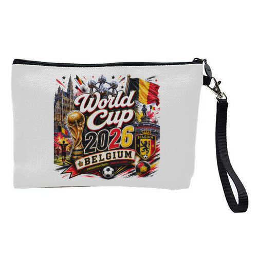 World Cup - Belgium - pretty makeup bag by Lilly Rose