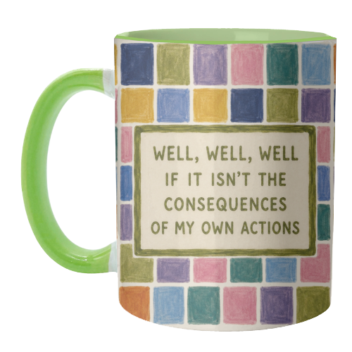 Well, Well, Well. - unique mug by Ms Doodle