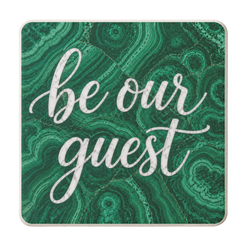 Be our Guest - personalised beer coaster by AP